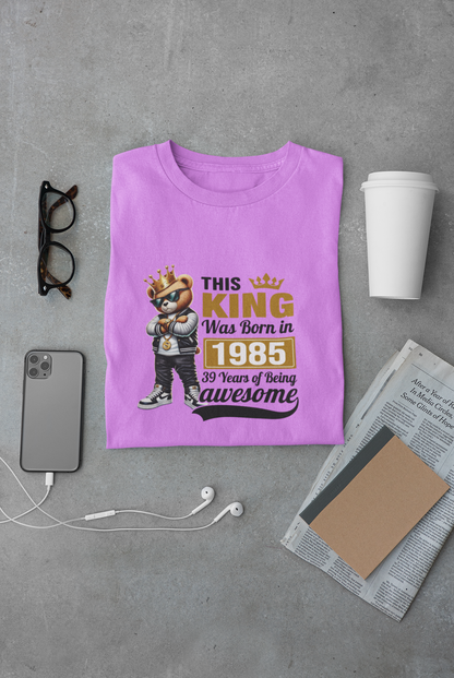 This King was Born in 1985 Limited Edition Premium T-shirt