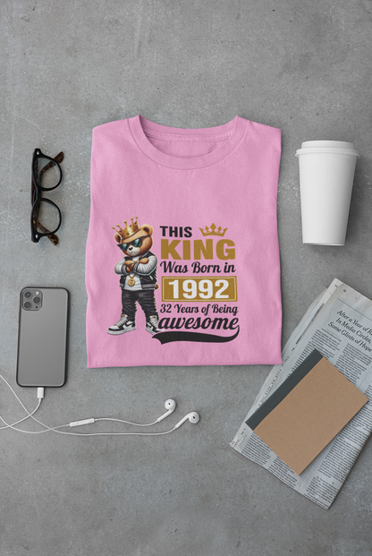 This King was Born in 1992 Limited Edition Premium T-shirt