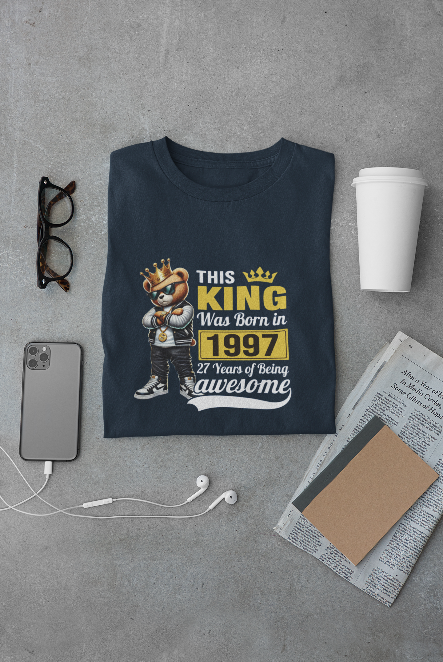 This King was Born in 1997 Limited Edition Premium T-shirt