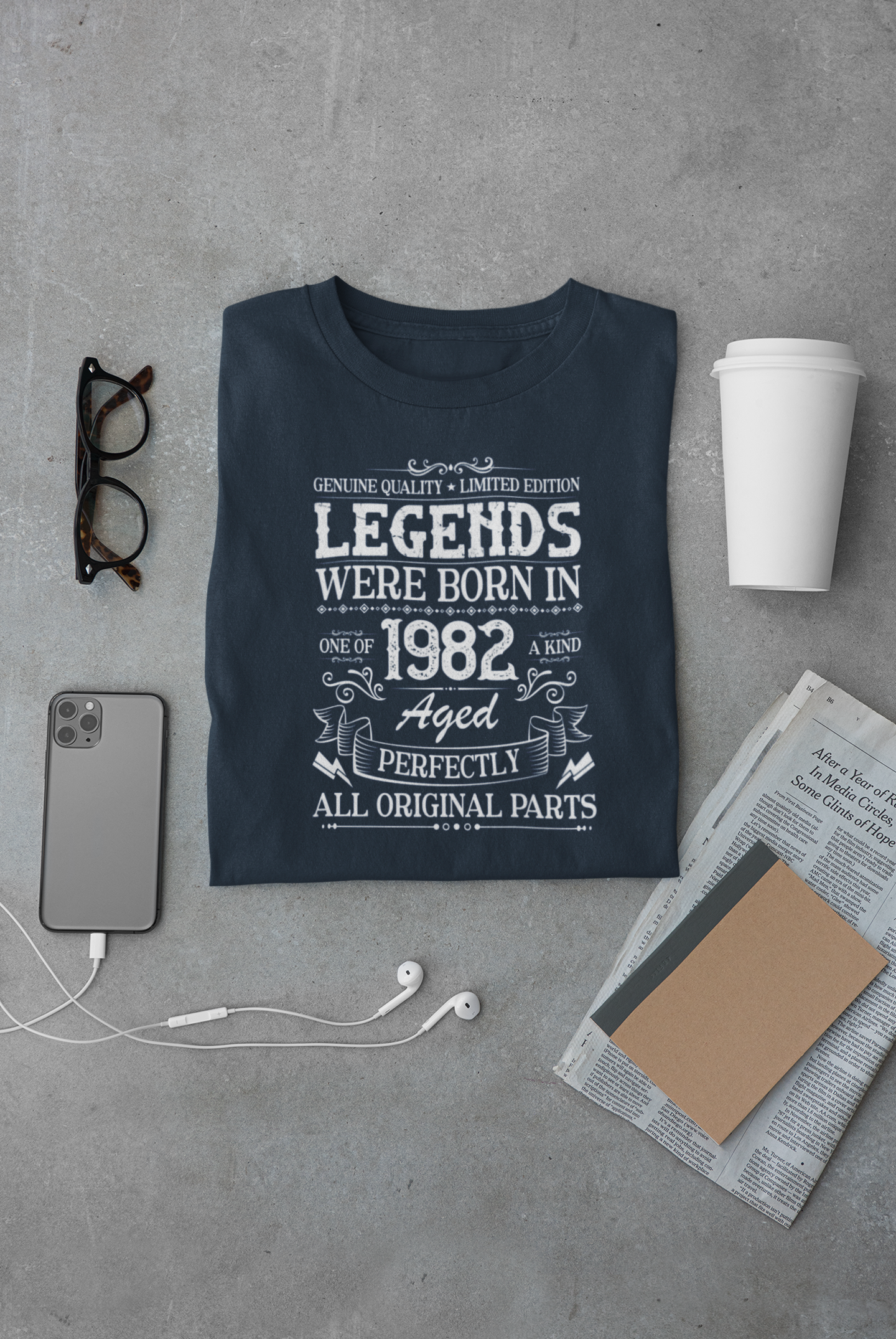 Legends were Born in 1982, Aged Perfectly Limited Edition Regular T-shirt