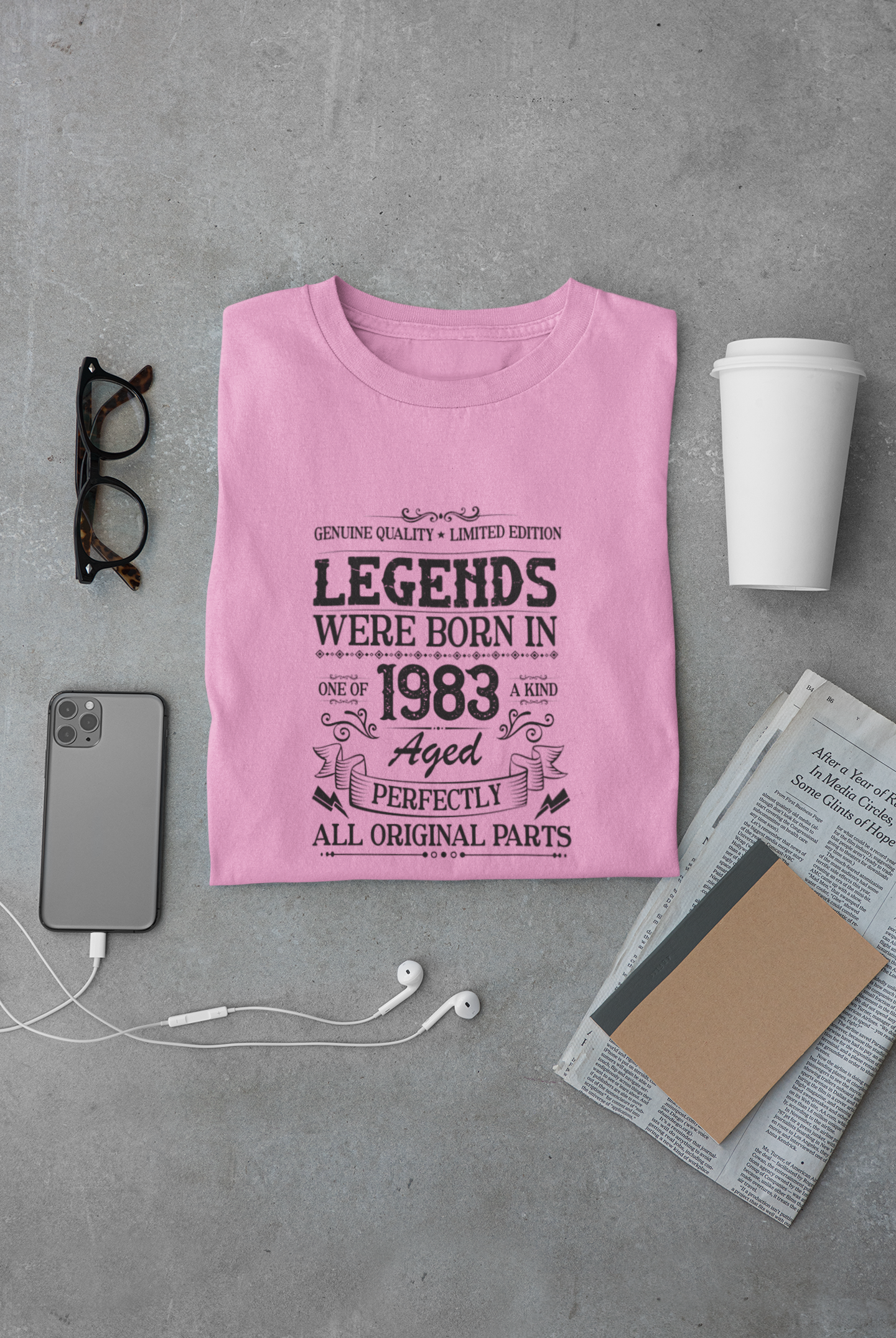 Legends were Born in 1983, Aged Perfectly Limited Edition Regular T-shirt