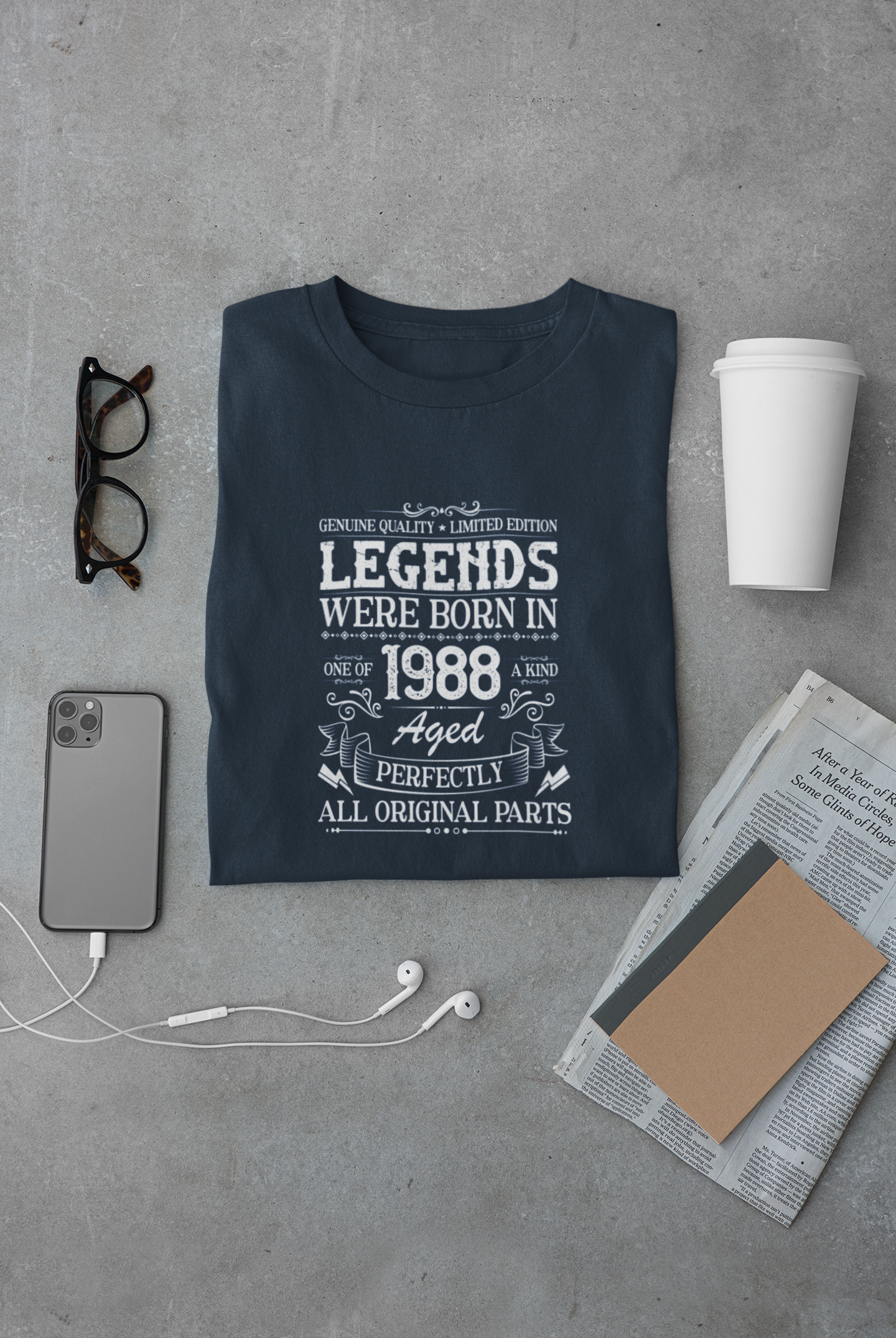 Legends were Born in 1988, Aged Perfectly Limited Edition Regular T-shirt