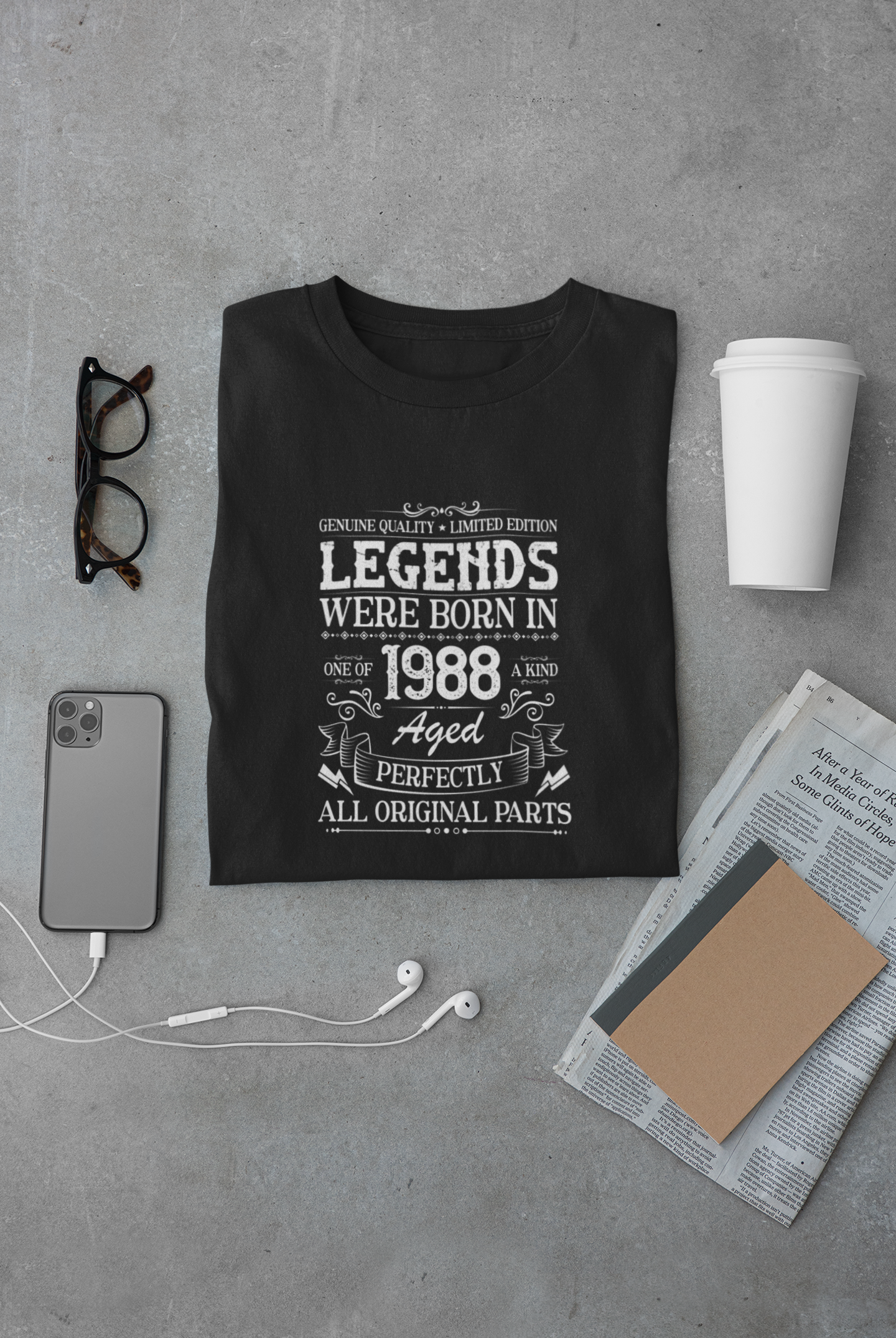 Legends were Born in 1988, Aged Perfectly Limited Edition Regular T-shirt