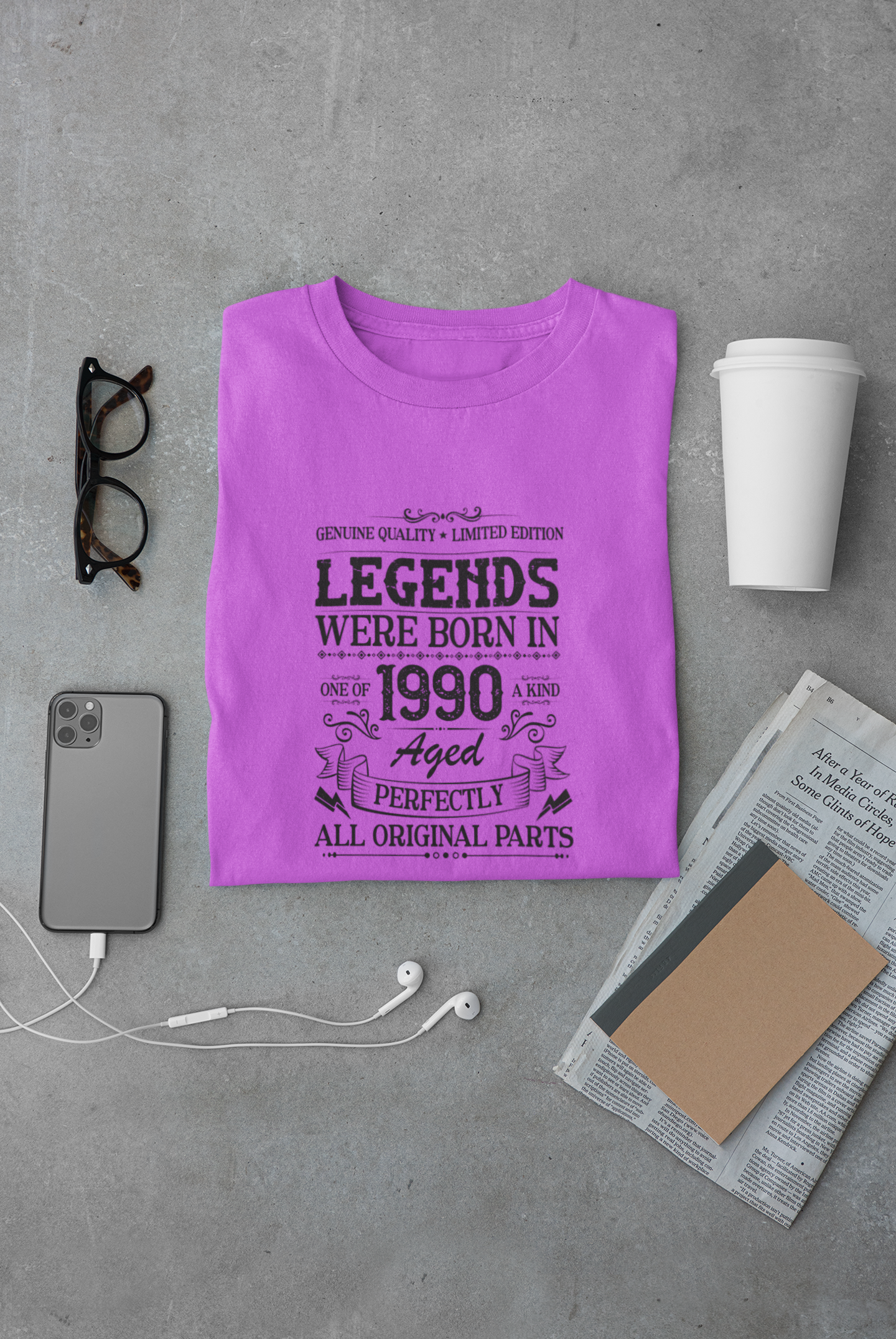 Legends were Born in 1990, Aged Perfectly Limited Edition Regular T-shirt