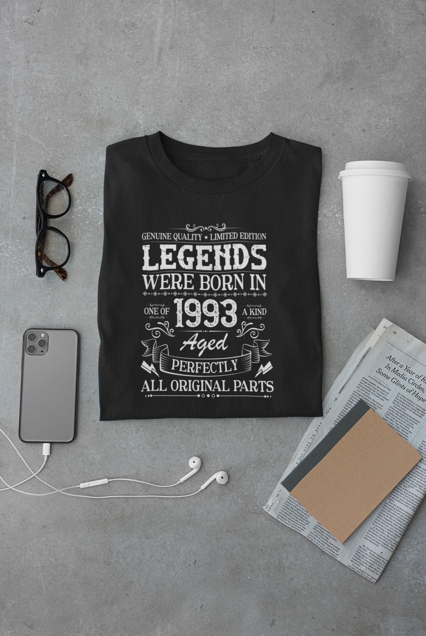 Legends were Born in 1993, Aged Perfectly Limited Edition Regular T-shirt