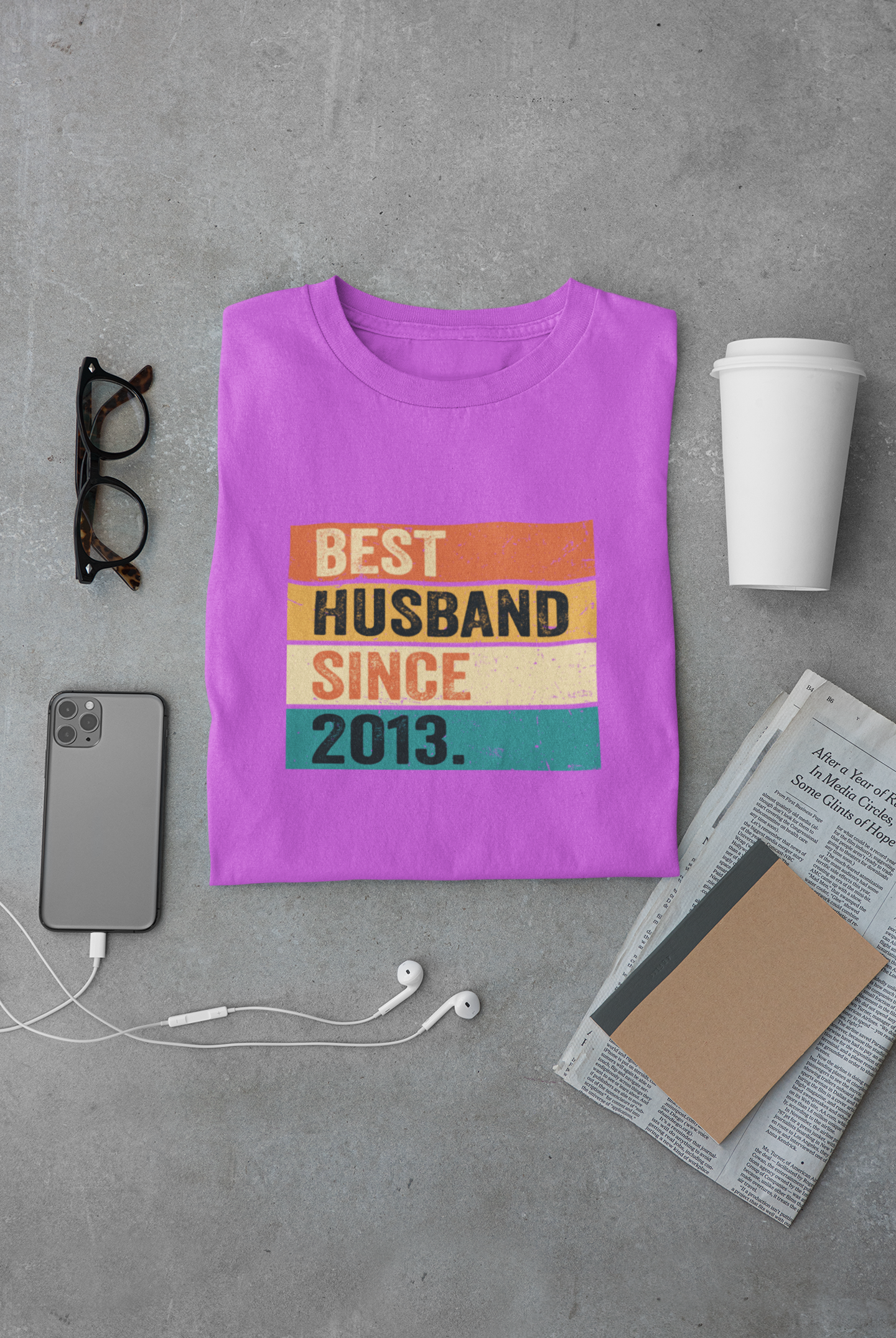 Best Husband Since 2013 Exclusive Limited Edition Regular Classic T-shirt