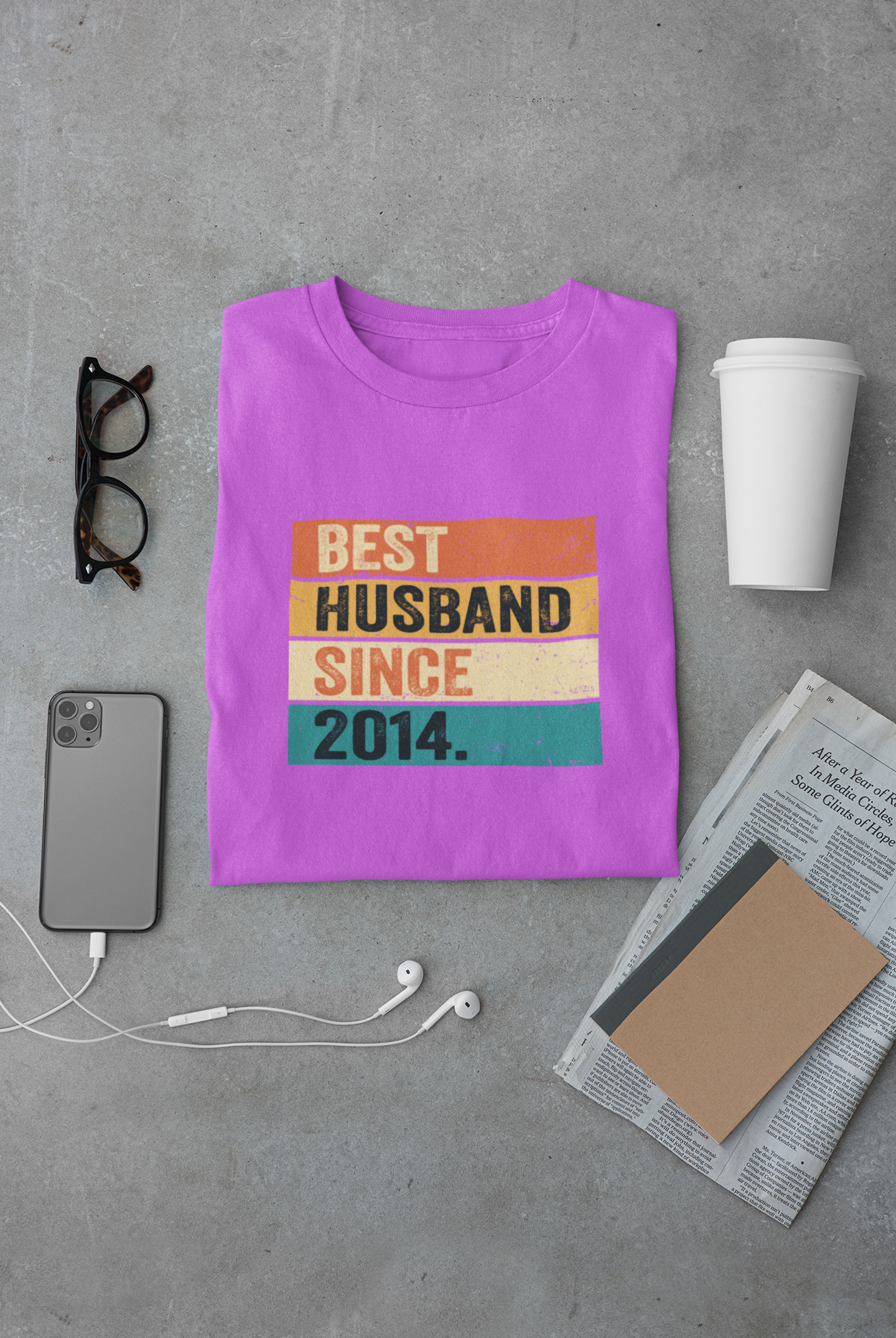 Best Husband Since 2014 Exclusive Limited Edition Regular Classic T-shirt