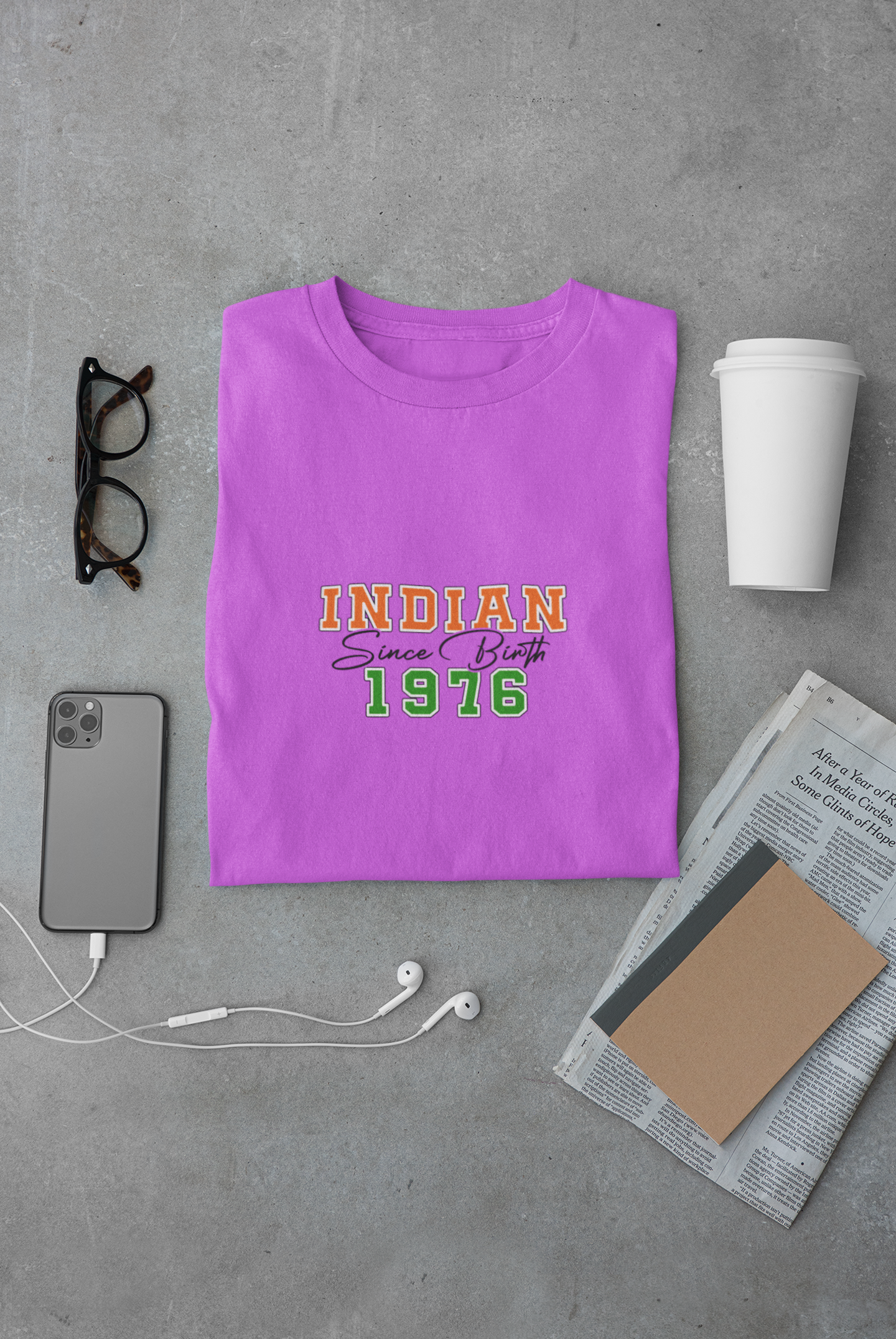 Indian Since Birth 1976 Limited Edition Exclusive T-shirt