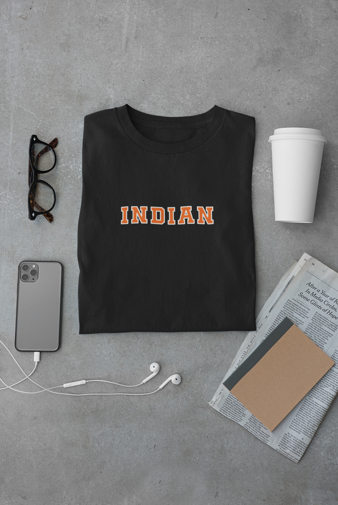 INDIAN (Saffron) Limited Edition Exclusive T-shirt