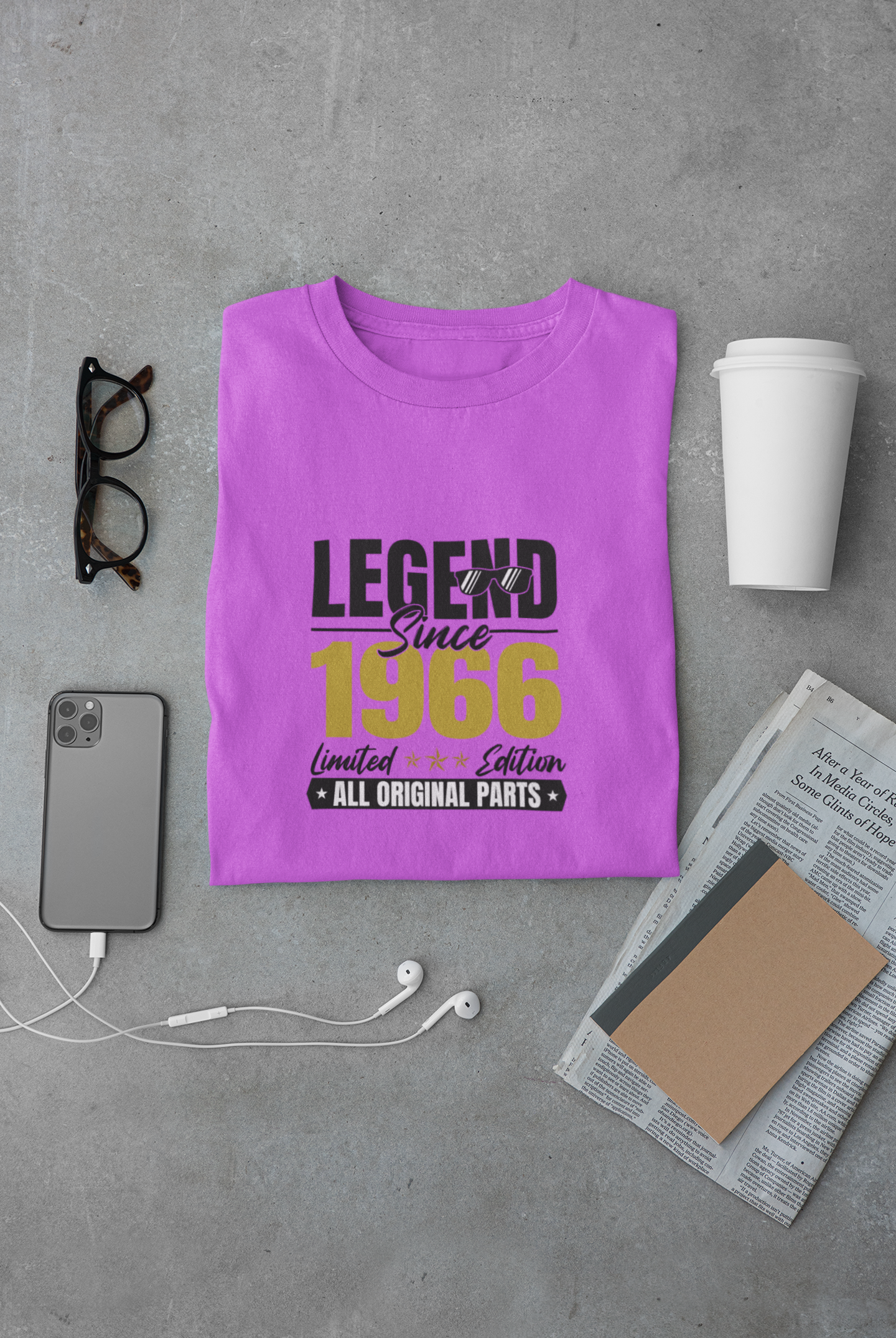 Legend Since 1966 Limited Edition Regular Classic Unisex T-shirt