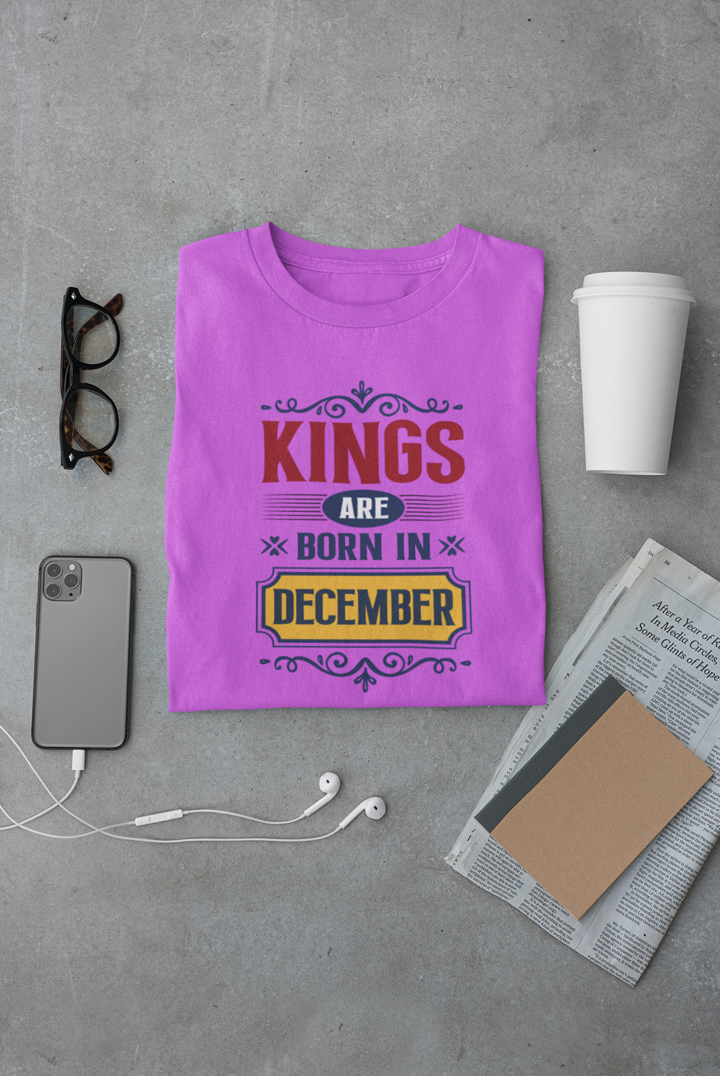 Kings are born in December Limited Edition T-shirt