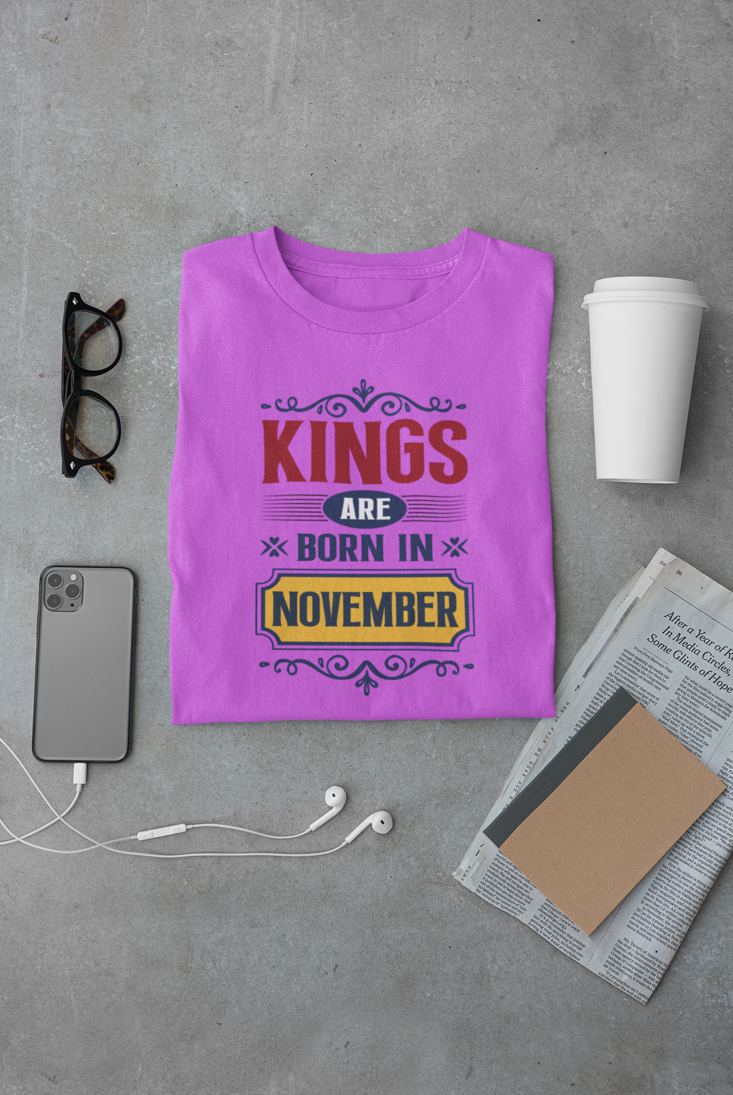 Kings are born in November Limited Edition T-shirt