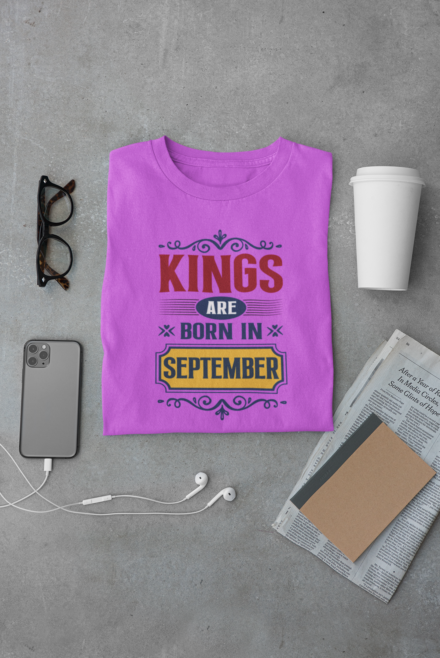 Kings are born in September Limited Edition T-shirt