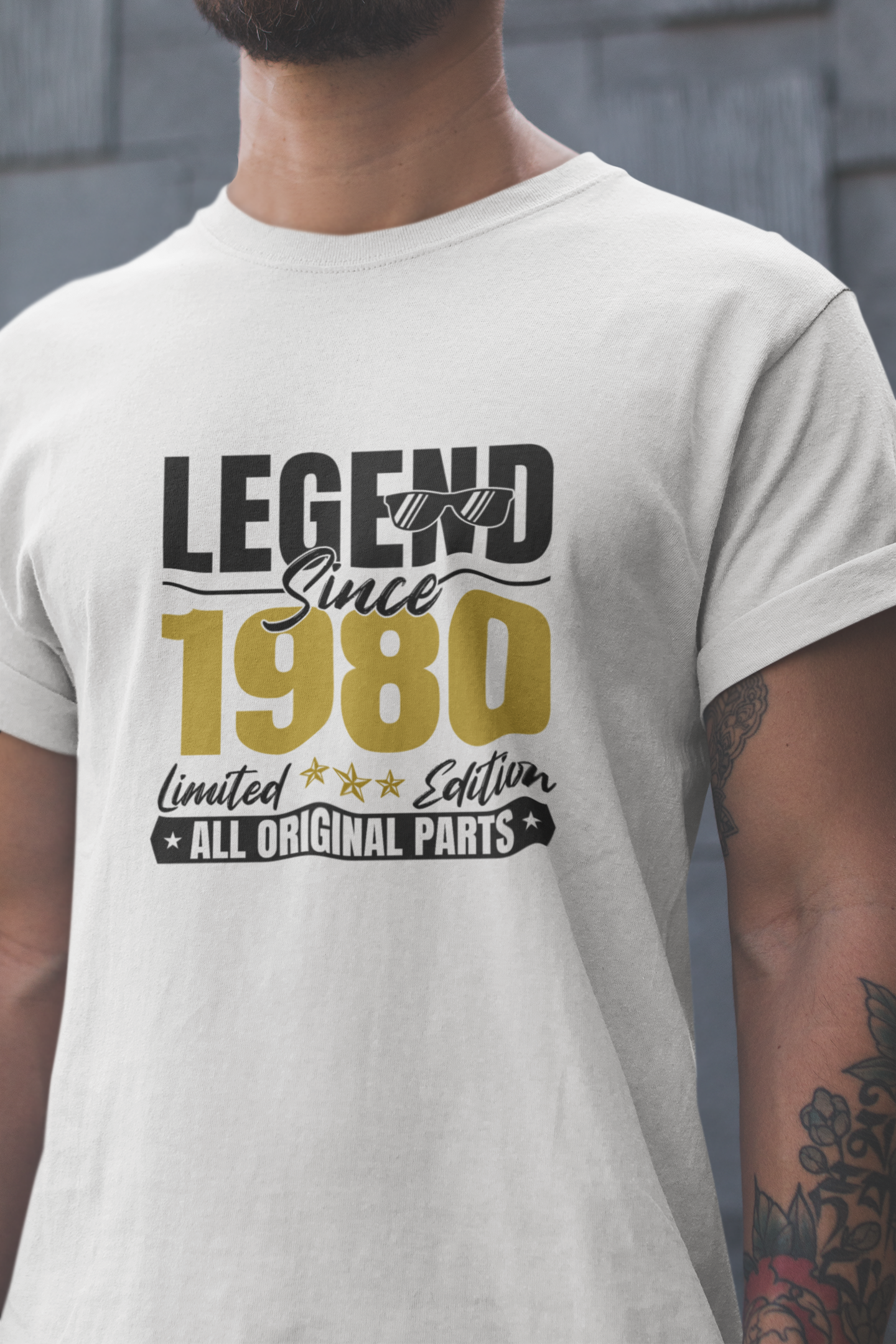 Legend Since 1980 Limited Edition Regular Classic Unisex T-shirt