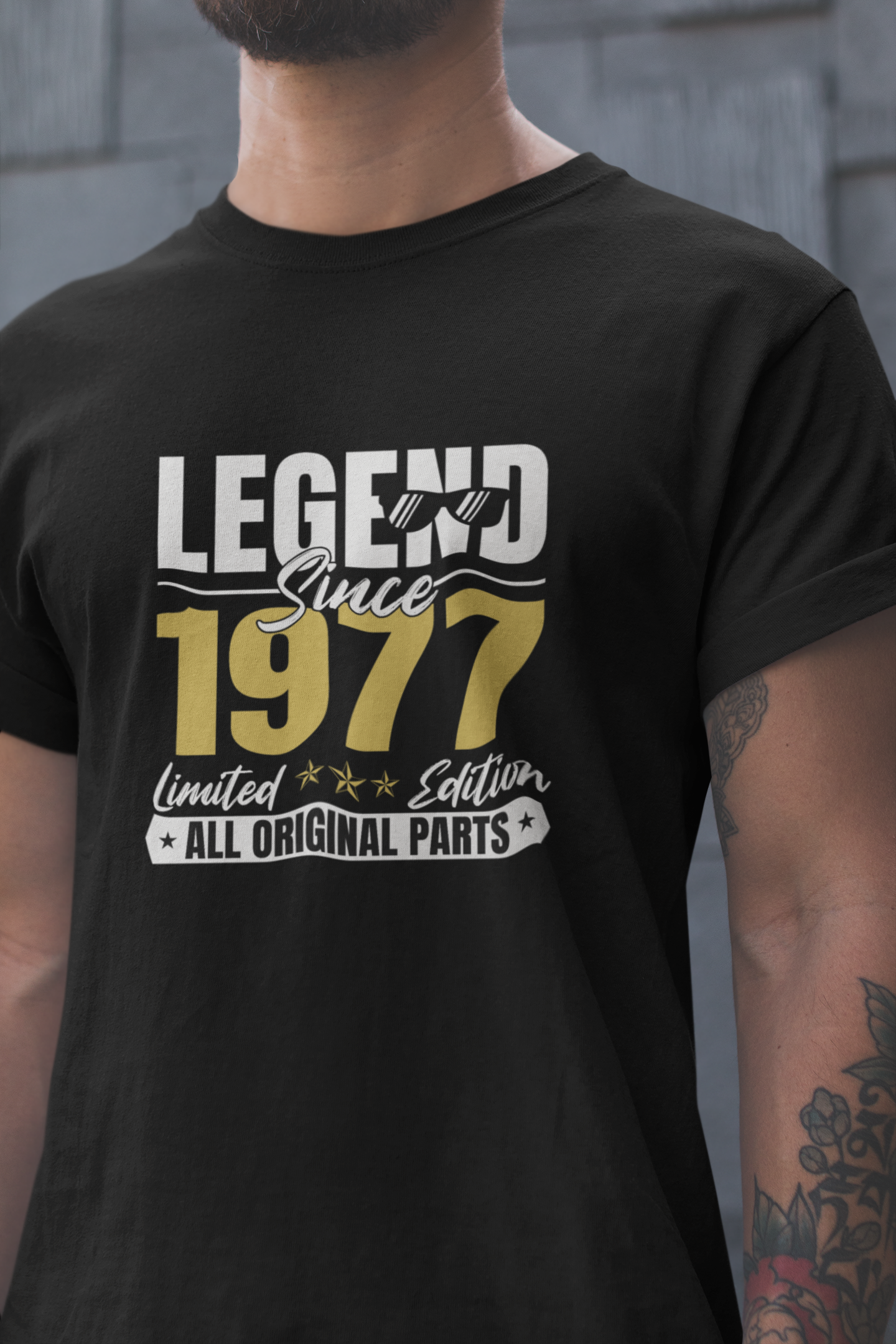 Legend Since 1977 Limited Edition Regular Classic Unisex T-shirt