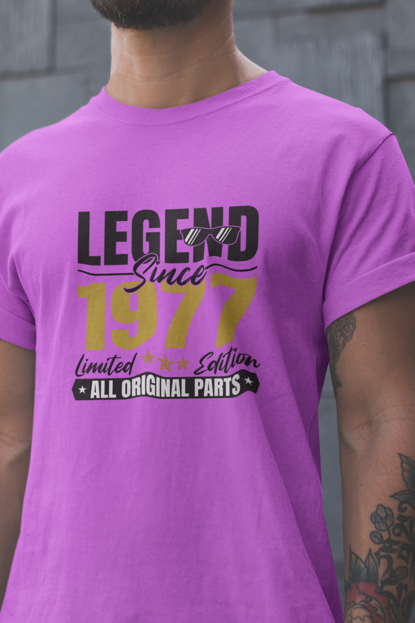 Legend Since 1977 Limited Edition Regular Classic Unisex T-shirt