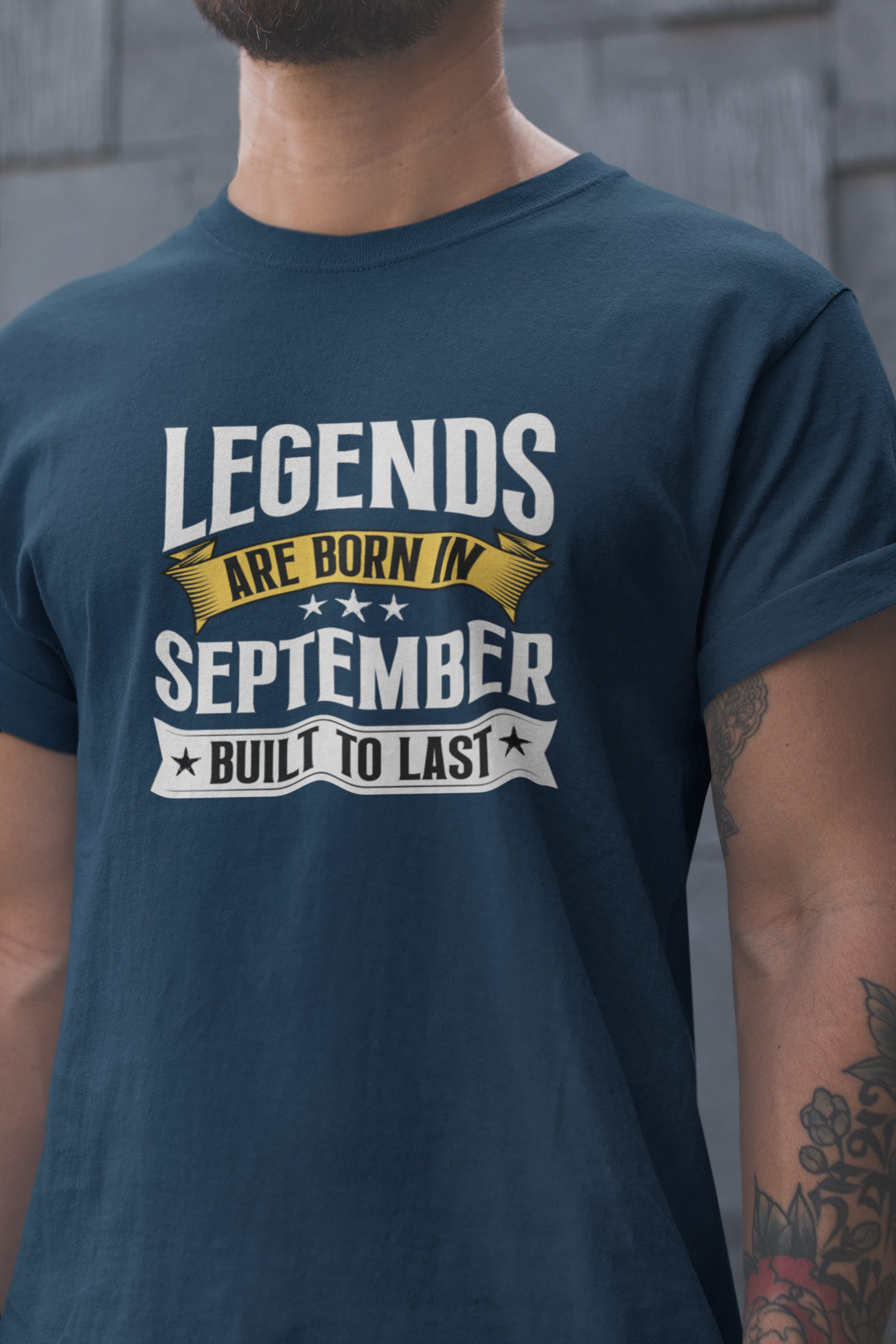 Legend are Born in September Regular Classic Unisex T-shirt