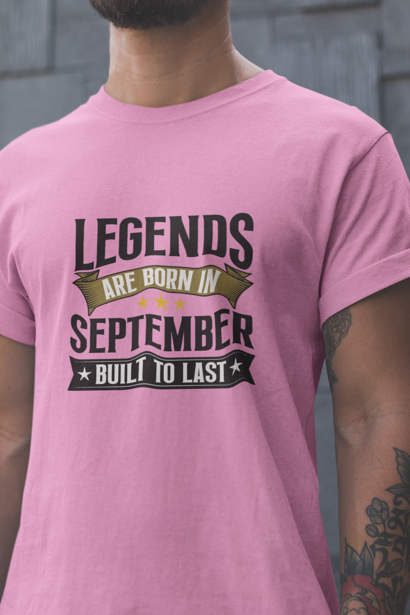 Legend are Born in September Regular Classic Unisex T-shirt