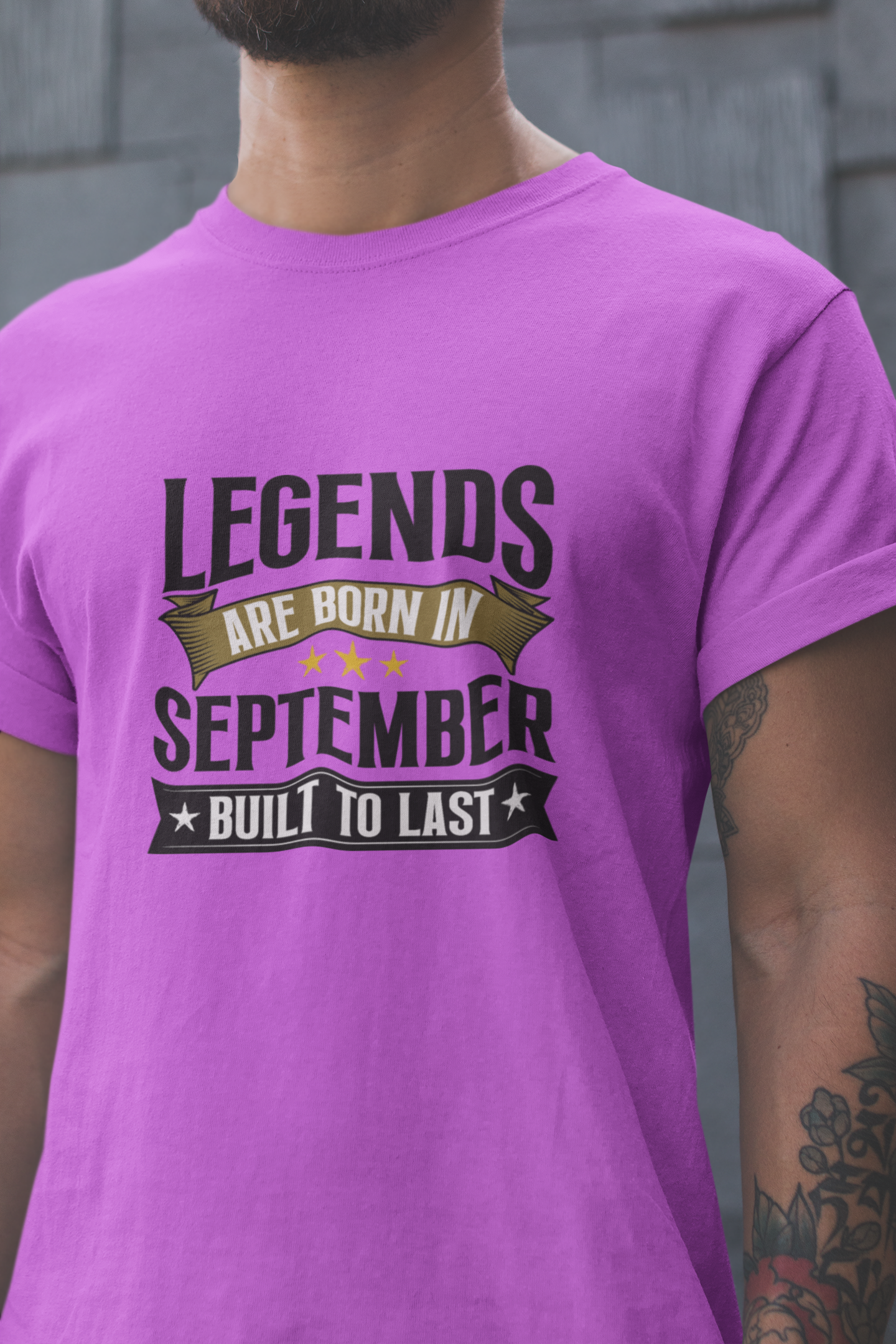 Legend are Born in September Regular Classic Unisex T-shirt