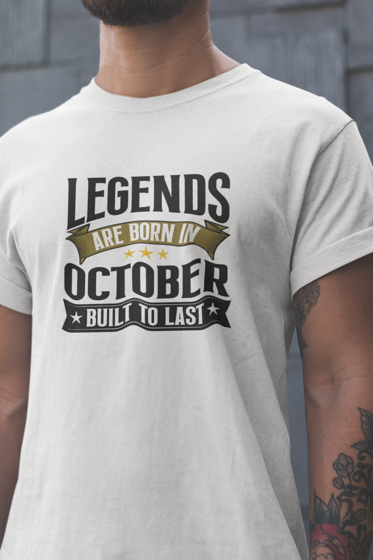 Legend are Born in October Regular Classic Unisex T-shirt