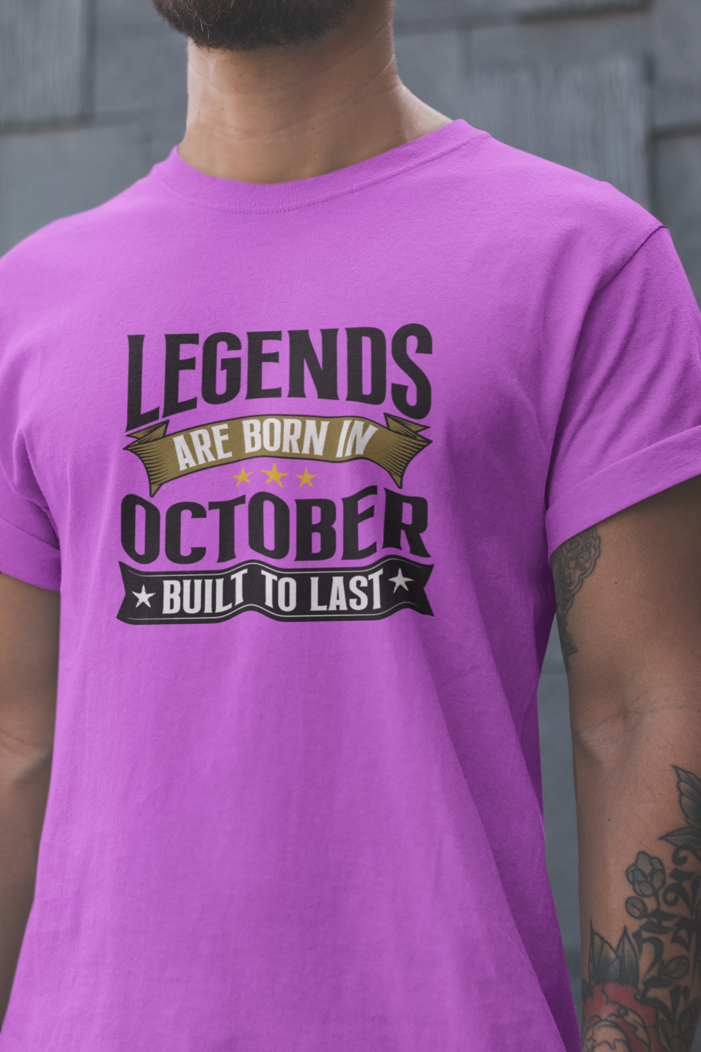 Legend are Born in October Regular Classic Unisex T-shirt