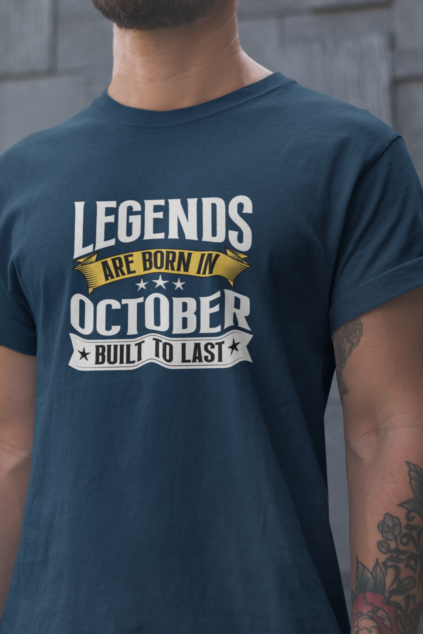 Legend are Born in October Regular Classic Unisex T-shirt