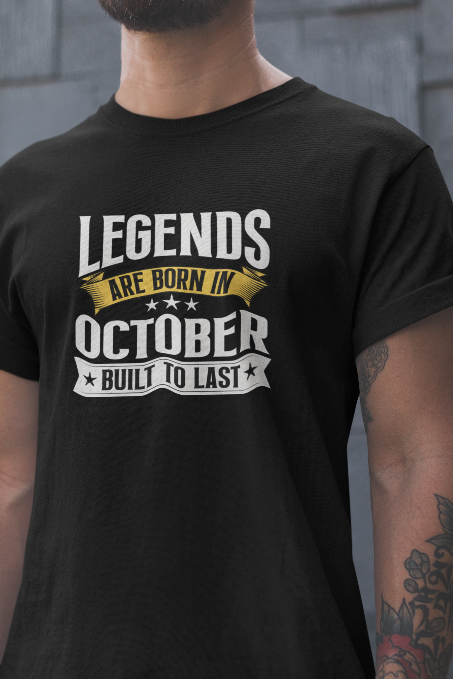 Legend are Born in October Regular Classic Unisex T-shirt