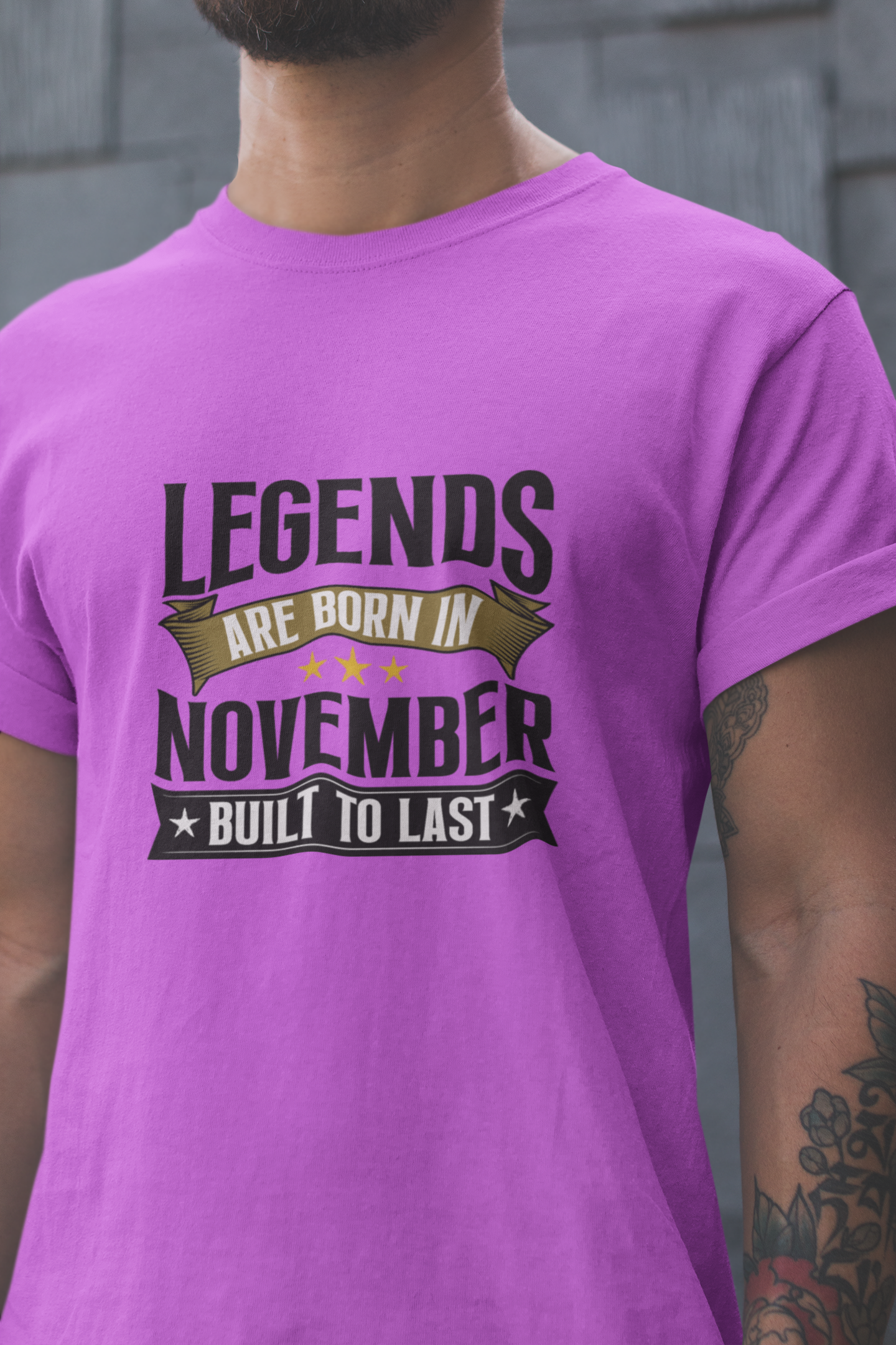 Legend are Born in November Regular Classic Unisex T-shirt