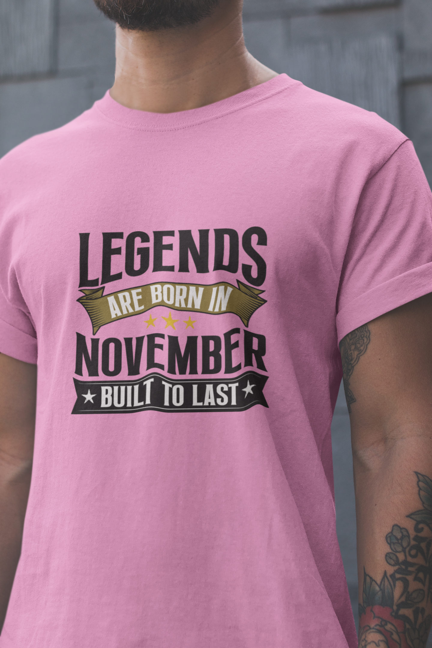 Legend are Born in November Regular Classic Unisex T-shirt