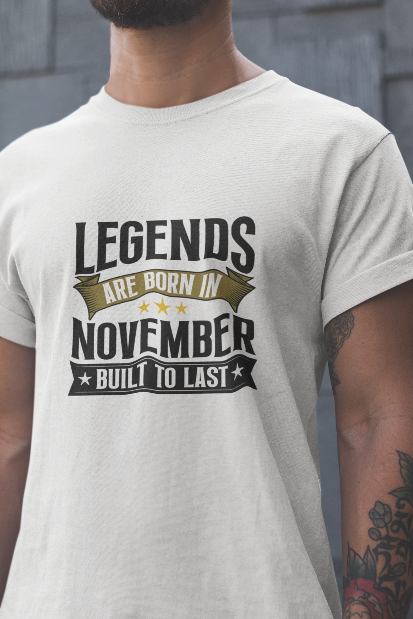 Legend are Born in November Regular Classic Unisex T-shirt