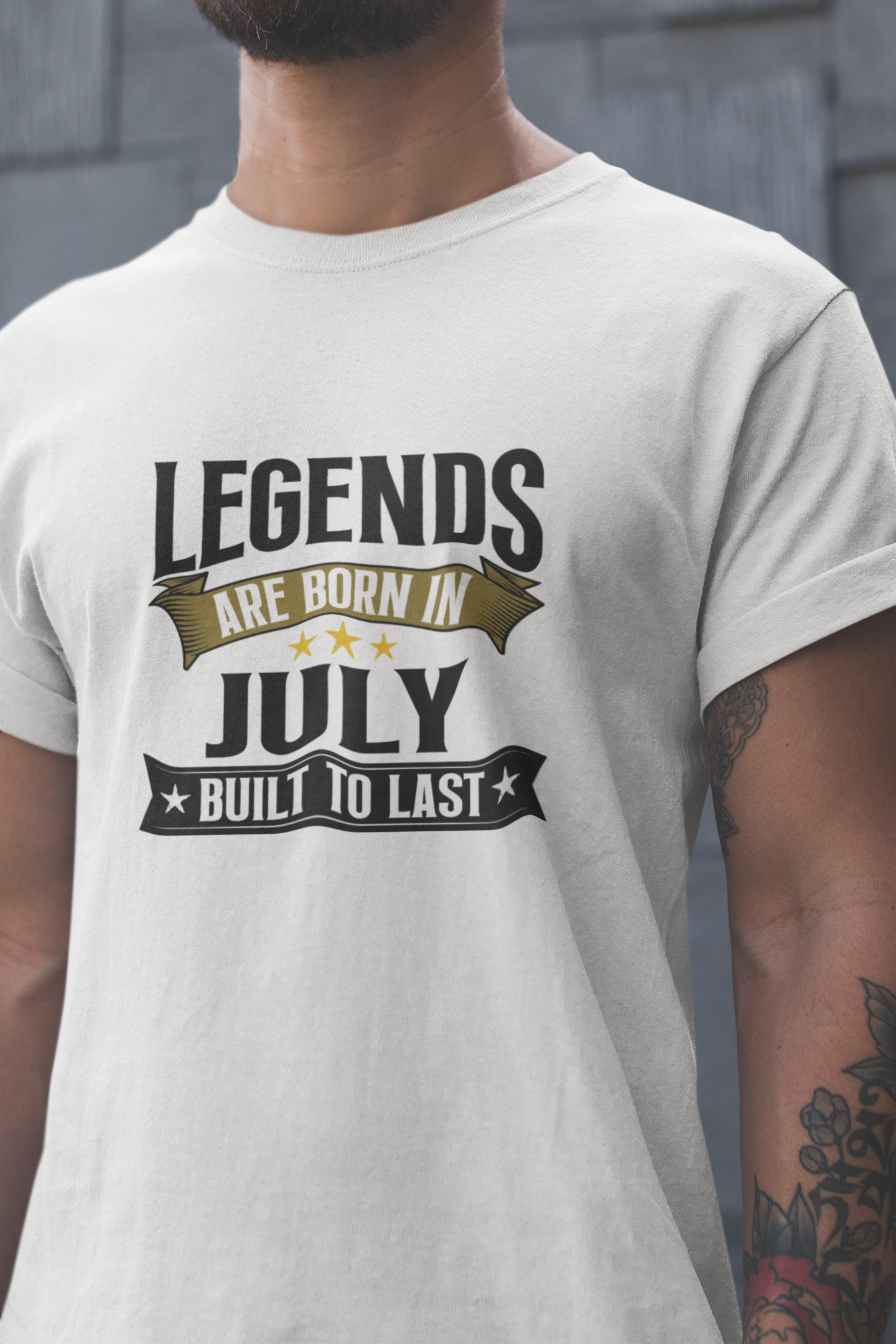 Legend are Born in July Regular Classic Unisex T-shirt