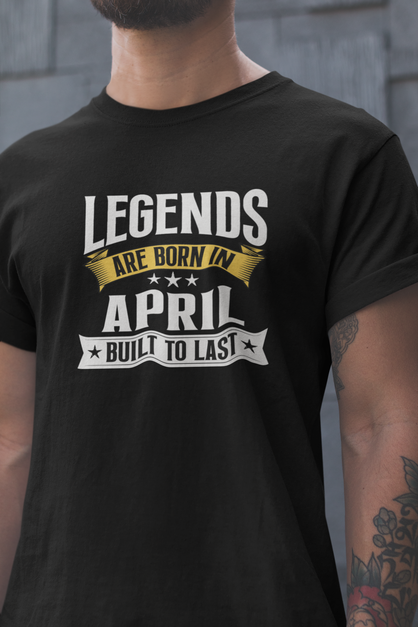 Legend are Born in April Regular Classic Unisex T-shirt