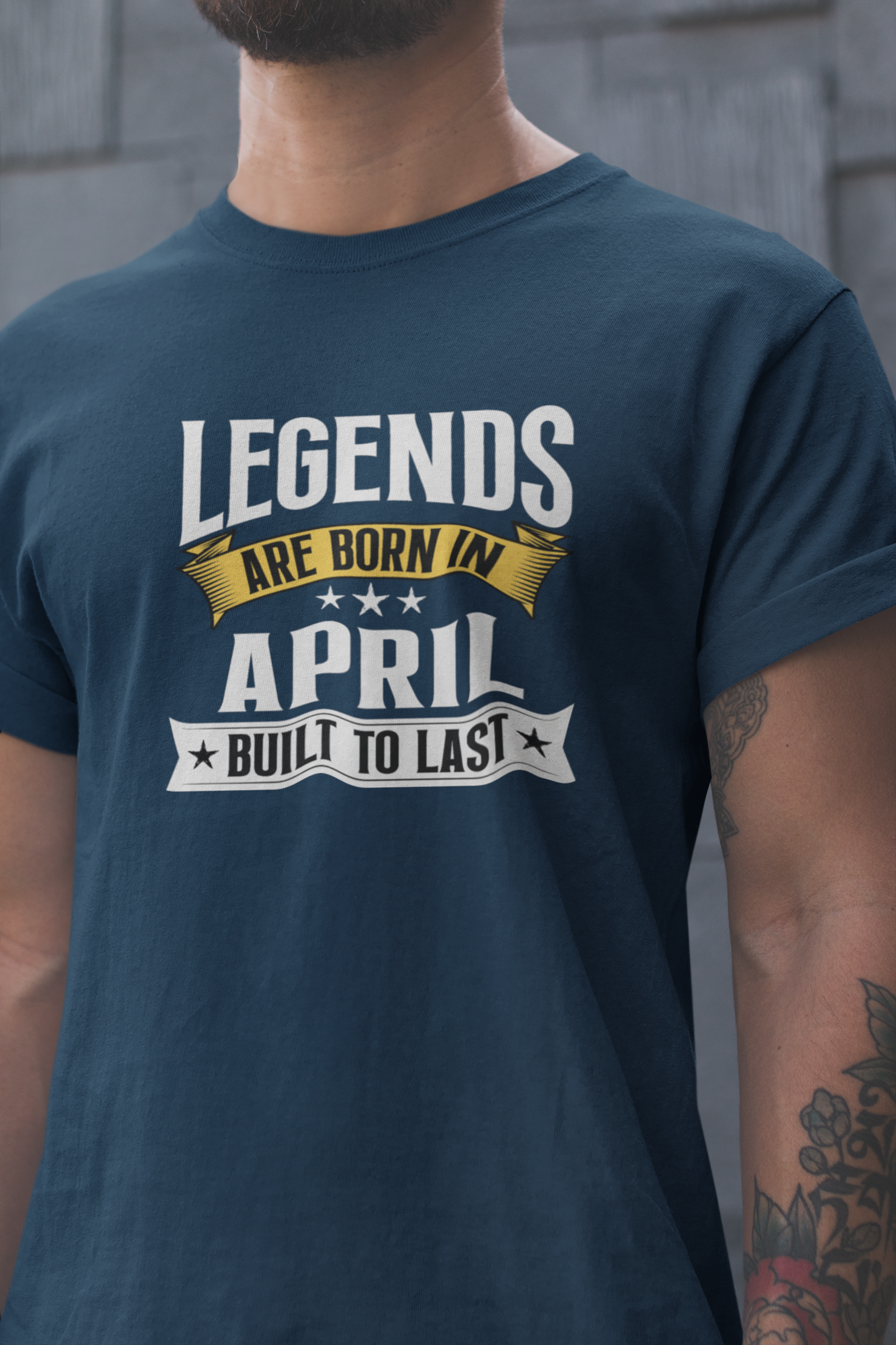 Legend are Born in April Regular Classic Unisex T-shirt