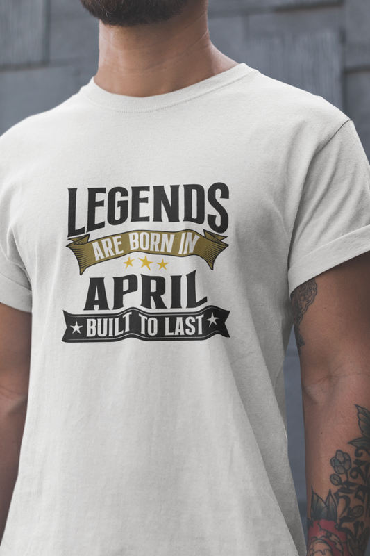 Legend are Born in April Regular Classic Unisex T-shirt