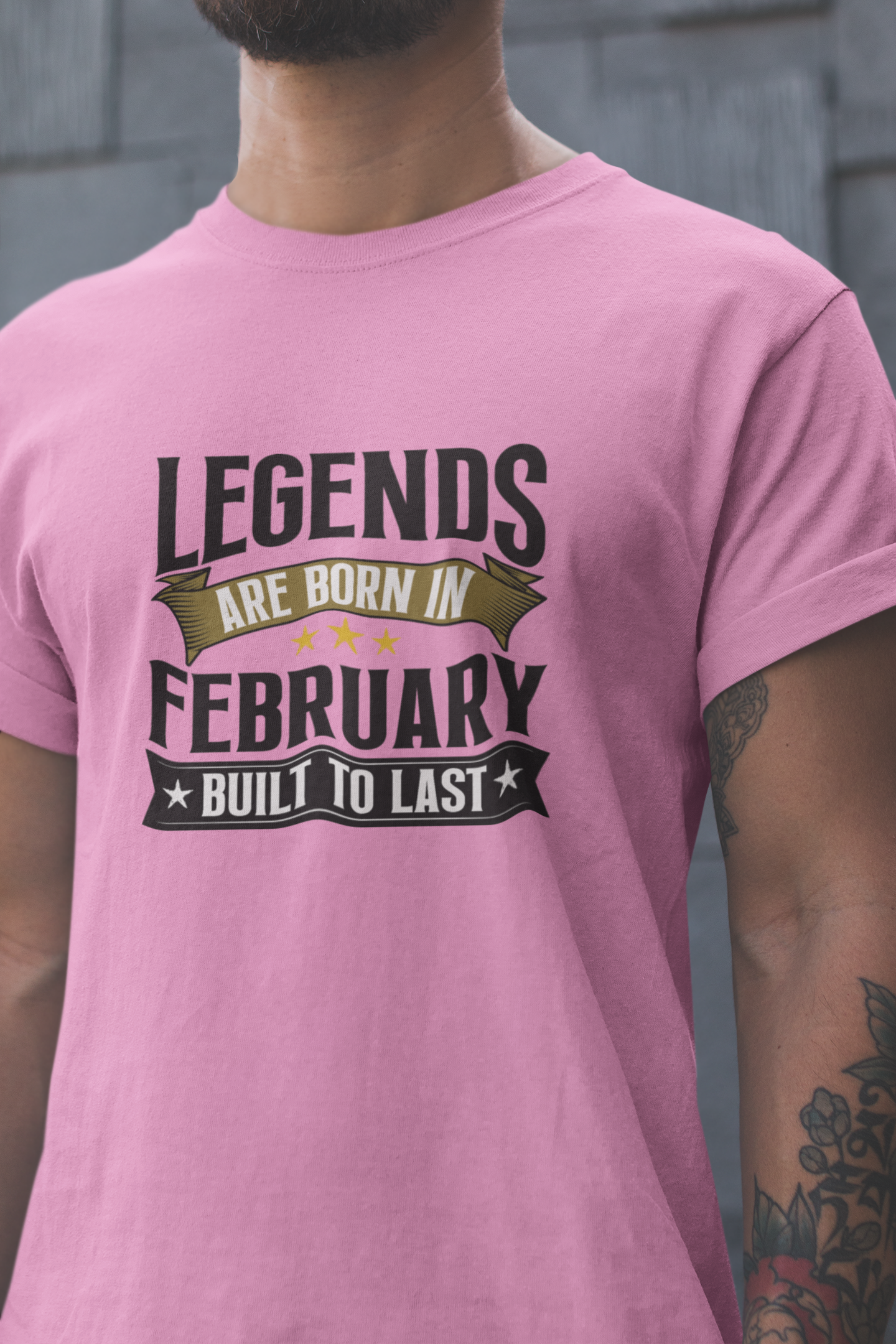 Legend are Born in February Regular Classic Unisex T-shirt