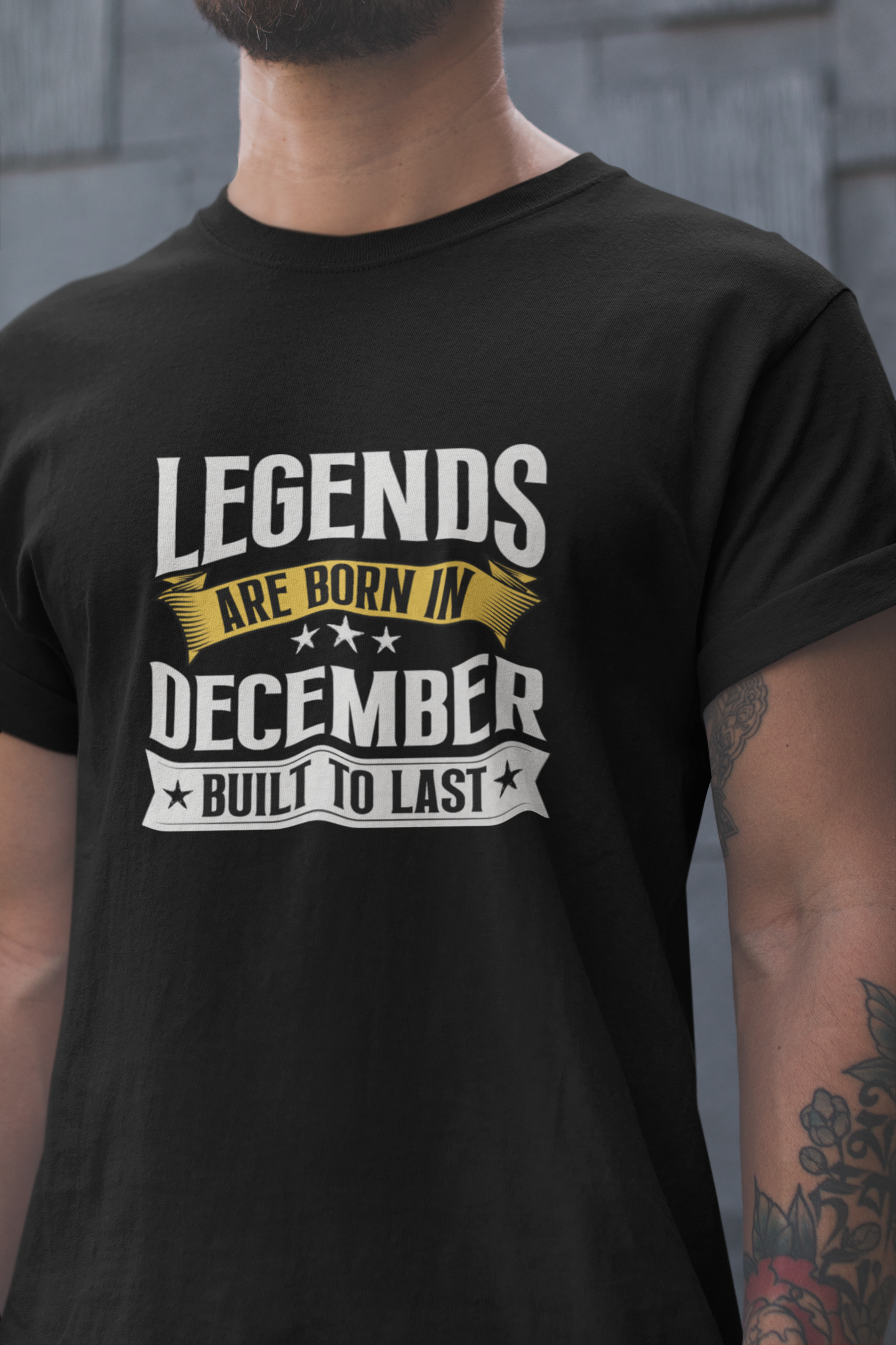 Legend are Born in December Regular Classic Unisex T-shirt