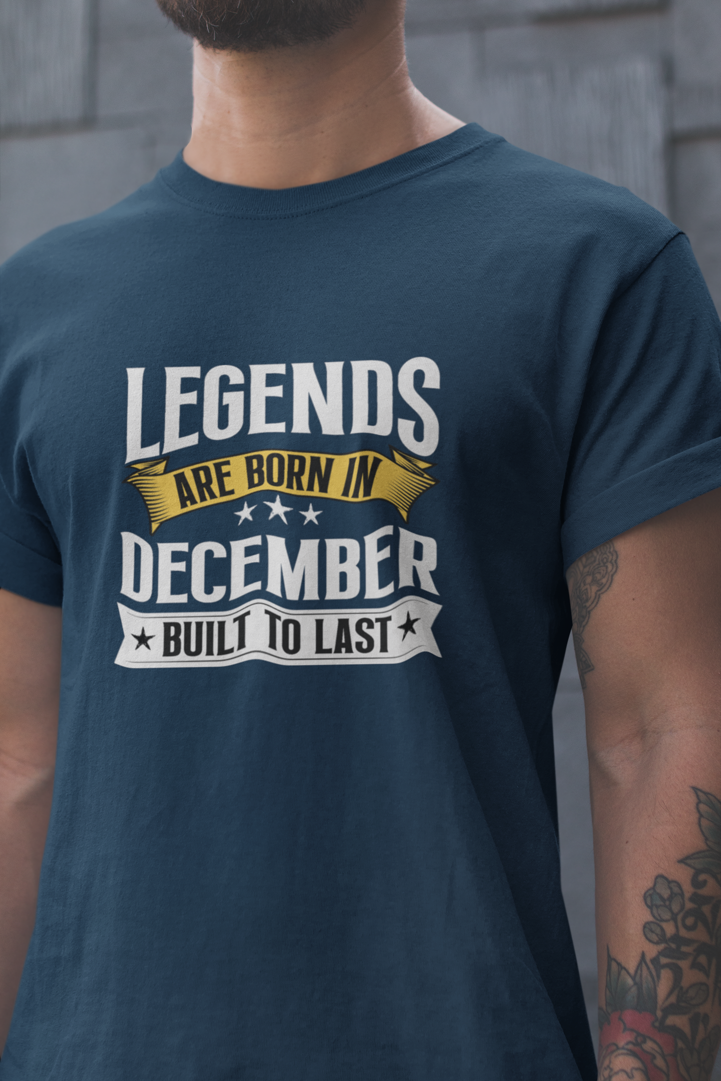 Legend are Born in December Regular Classic Unisex T-shirt