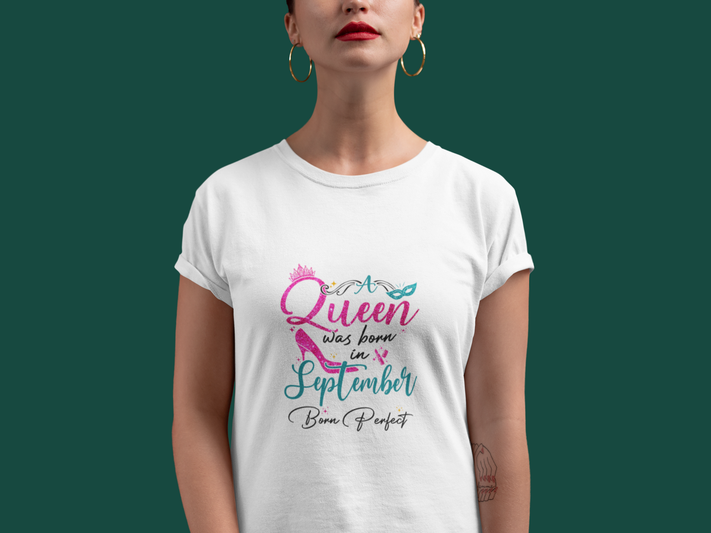 A Queen was born in September Exclusive T-shirt