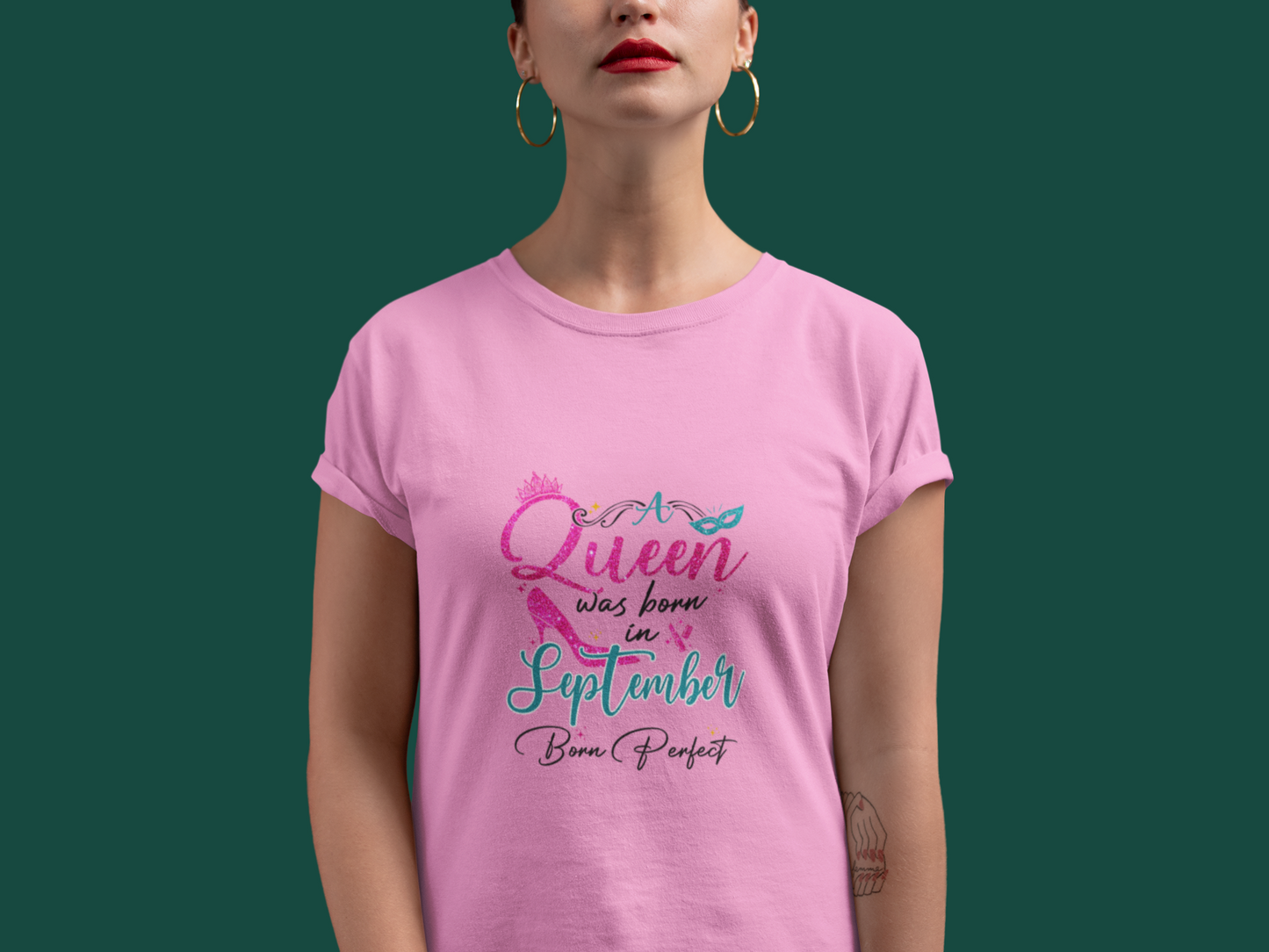 A Queen was born in September Exclusive T-shirt